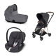 Cybex Mios 3.0 Dream Grey Simply Flowers + Cloud Z i-Size + Rose gold frame Детская Коляска 3in1