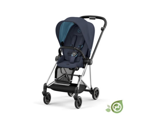 Cybex Mios 3.0 Eco Dark Navy + Cloud Z2 i-Size + Chrome Black frame Детская Коляска 3in1