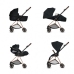 Cybex Mios 3.0 Eco Dark Navy + Cloud Z2 I-Size + Chrome Black frame Детская Коляска 4in1