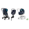 Cybex Mios 3.0 Eco Dark Navy + Cloud Z2 I-Size + Matt Black frame Детская Коляска 4in1