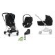 Cybex Mios 3.0 Eco Onyx Black + Cloud Z2 I-Size + Chrome Black frame Детская Коляска 4in1