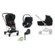 Cybex Mios 3.0 Eco Onyx Black + Cloud Z2 I-Size + Chrome Brown frame Детская Коляска 4in1