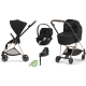 Cybex Mios 3.0 Eco Onyx Black + Cloud Z2 I-Size + Rose gold frame Детская Коляска 4in1