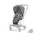 Cybex Mios 3.0 Eco Pearl Grey + Cloud Z2 i-Size + Chrome Black frame Bērnu Ratiņi 3in1