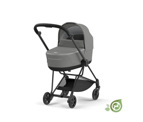 Cybex Mios 3.0 Eco Pearl Grey + Cloud Z2 i-Size + Chrome Black frame Bērnu Ratiņi 3in1