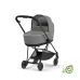 Cybex Mios 3.0 Eco Pearl Grey + Cloud Z2 i-Size + Chrome Black frame Bērnu Ratiņi 3in1