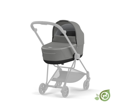 Cybex Mios 3.0 Eco Pearl Grey + Cloud Z2 I-Size + Chrome Black frame Bērnu Ratiņi 4in1