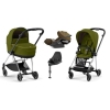 Cybex Mios 3.0 Khaki Green + Cloud Z I-Size + Chrome Black frame Детская Коляска 4in1