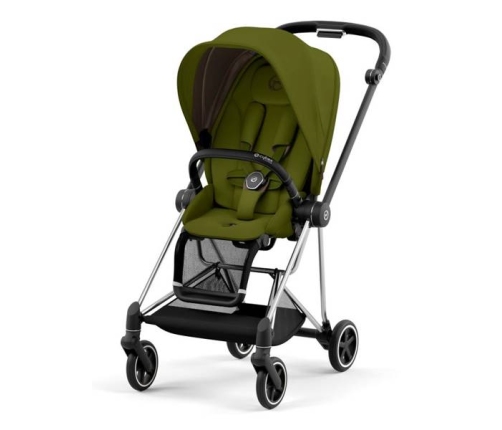 Cybex Mios 3.0 Khaki Green Plus + Cloud Z I-Size + Chrome Black frame Bērnu Ratiņi 3in1