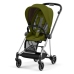 Cybex Mios 3.0 Khaki Green Plus + Cloud Z I-Size + Chrome Black frame Bērnu Ratiņi 3in1