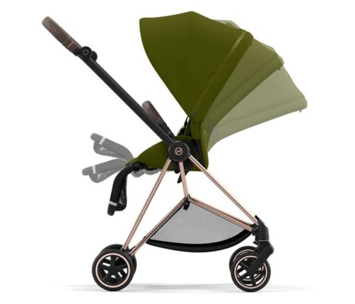 Cybex Mios 3.0 Khaki Green Plus + Cloud Z i-Size + Rose gold frame Детская Коляска 3in1