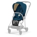 Cybex Mios 3.0 Mountain Blue + Cloud Z I-Size + Chrome Black frame Bērnu Ratiņi 4in1