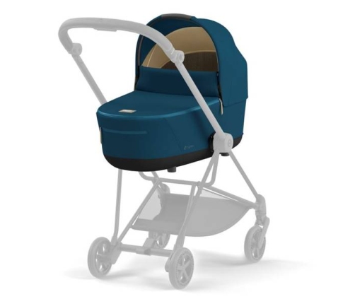 Cybex Mios 3.0 Mountain Blue + Cloud Z I-Size + Chrome Black frame Bērnu Ratiņi 4in1