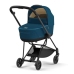 Cybex Mios 3.0 Mountain Blue + Cloud Z I-Size + Chrome Black frame Bērnu Ratiņi 4in1