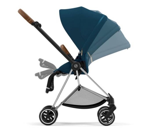 Cybex Mios 3.0 Mountain Blue + Cloud Z I-Size + Chrome Brown frame Детская Коляска 4in1