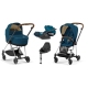 Cybex Mios 3.0 Mountain Blue + Cloud Z I-Size + Chrome Brown frame Детская Коляска 4in1