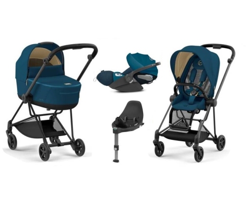 Cybex Mios 3.0 Mountain Blue + Cloud Z I-Size + Matt Black frame Детская Коляска 4in1