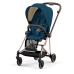 Cybex Mios 3.0 Mountain Blue + Cloud Z I-Size + Rose gold frame Bērnu Ratiņi 4in1