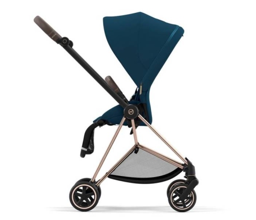 Cybex Mios 3.0 Mountain Blue + Cloud Z I-Size + Rose gold frame Bērnu Ratiņi 4in1