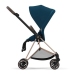 Cybex Mios 3.0 Mountain Blue + Cloud Z I-Size + Rose gold frame Bērnu Ratiņi 4in1