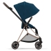 Cybex Mios 3.0 Mountain Blue + Cloud Z I-Size + Rose gold frame Bērnu Ratiņi 4in1