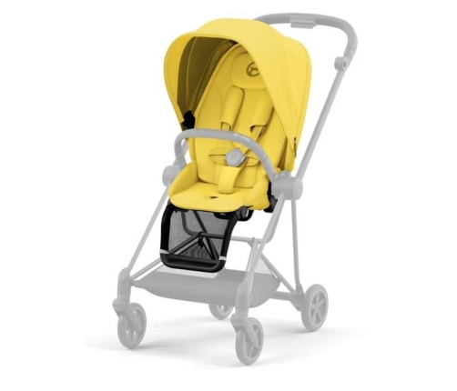 Cybex Mios 3.0 Mustard Yellow + Cloud Z I-Size + Matt Black frame Bērnu Ratiņi 4in1