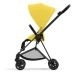 Cybex Mios 3.0 Mustard Yellow + Cloud Z I-Size + Matt Black frame Bērnu Ratiņi 4in1