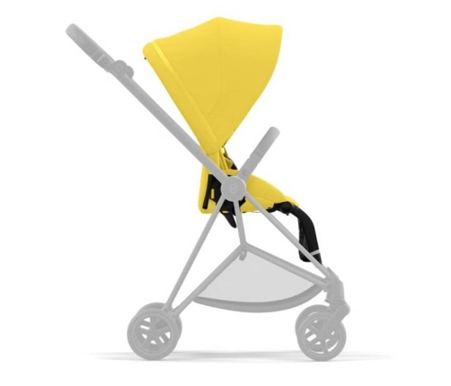 Cybex Mios 3.0 Mustard Yellow + Cloud Z I-Size + Matt Black frame Bērnu Ratiņi 4in1