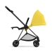 Cybex Mios 3.0 Mustard Yellow + Cloud Z I-Size + Matt Black frame Bērnu Ratiņi 4in1