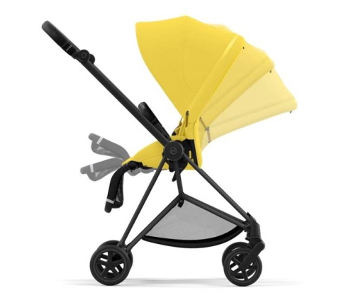 Cybex Mios 3.0 Mustard Yellow + Cloud Z I-Size + Matt Black frame Bērnu Ratiņi 4in1