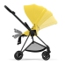 Cybex Mios 3.0 Mustard Yellow + Cloud Z I-Size + Matt Black frame Bērnu Ratiņi 4in1