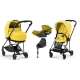 Cybex Mios 3.0 Mustard Yellow + Cloud Z I-Size + Matt Black frame Детская Коляска 4in1