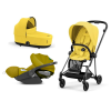 Cybex Mios 3.0 Mustard Yellow Plus + Cloud Z i-Size + Matt Black frame Детская Коляска 3in1