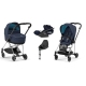 Cybex Mios 3.0 Nautical Blue + Cloud Z I-Size + Chrome Black frame Детская Коляска 4in1