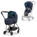 Cybex Mios 3.0 Nautical Blue Plus + Cloud Z i-Size + Matt Black frame Детская Коляска 3in1