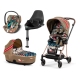 Cybex Mios 3.0 One Love + Cloud Z I-Size + Rose gold frame Детская Коляска 4in1