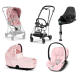 Cybex Mios 3.0 Pale Blush Simply Flowers + Cloud Z I-Size + Chrome Black frame Детская Коляска 4in1