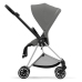 Cybex Mios 3.0 Soho Grey + Cloud Z I-Size + Chrome Black frame Bērnu Ratiņi 4in1