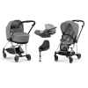 Cybex Mios 3.0 Soho Grey + Cloud Z I-Size + Chrome Black frame Детская Коляска 4in1