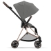 Cybex Mios 3.0 Soho Grey + Cloud Z I-Size + Rose gold frame Bērnu Ratiņi 4in1