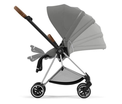 Cybex Mios 3.0 Soho Grey Plus + Cloud Z i-Size + Chrome Brown frame Детская Коляска 3in1