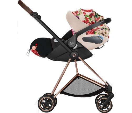 Cybex Mios 3.0 Spring Blossom Light + Cloud Z I-Size + Chrome Brown frame Bērnu Ratiņi 3in1