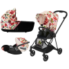 Cybex Mios 3.0 Spring Blossom Light + Cloud Z i-Size + Matt Black frame Детская Коляска 3in1