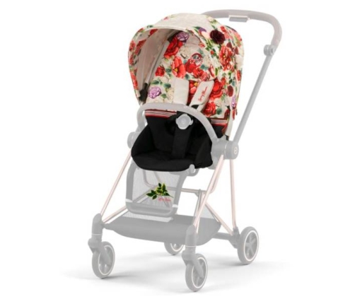 Cybex Mios 3.0 Spring Blossom Light + Cloud Z I-Size + Rose gold frame Bērnu Ratiņi 3in1