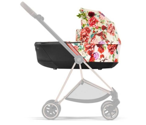 Cybex Mios 3.0 Spring Blossom Light + Cloud Z I-Size + Rose gold frame Bērnu Ratiņi 3in1