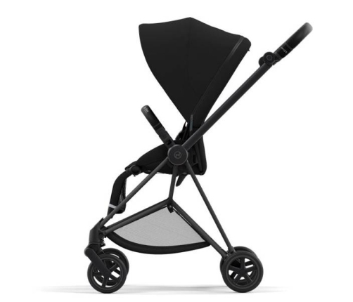 Cybex Mios Deep Black + Chrome Black Frame Bērnu Ratiņi 2in1