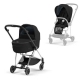 Cybex Mios Deep Black + Chrome Black Frame Детская Коляска 2in1