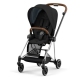 Cybex Mios Deep Black + Chrome Brown Frame Sporta rati