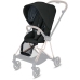 Cybex Mios Deep + Chrome Black Frame Black Bērnu Ratiņi 2in1