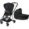 Cybex Mios Deep + Matt Black Frame Black Bērnu Ratiņi 2in1